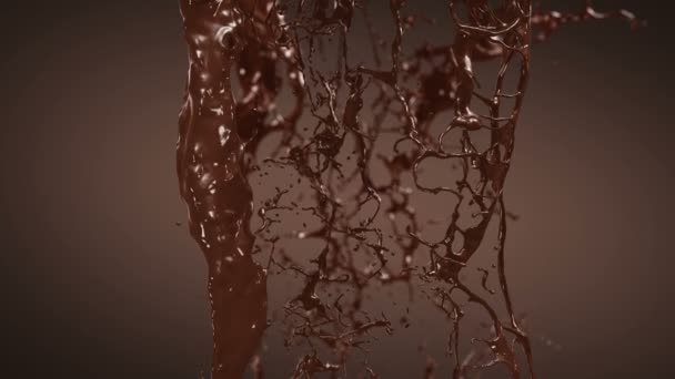 Un soupçon de chocolat chaud. Mouvement lent .