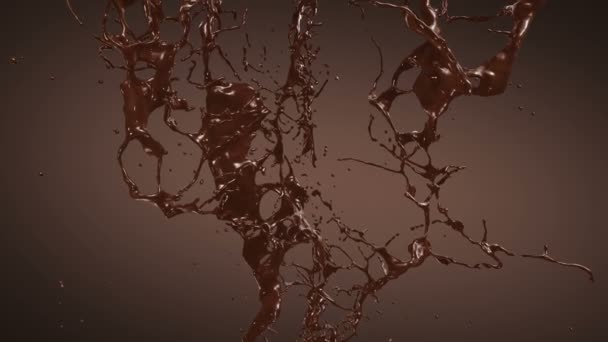 Un soupçon de chocolat chaud. Mouvement lent .