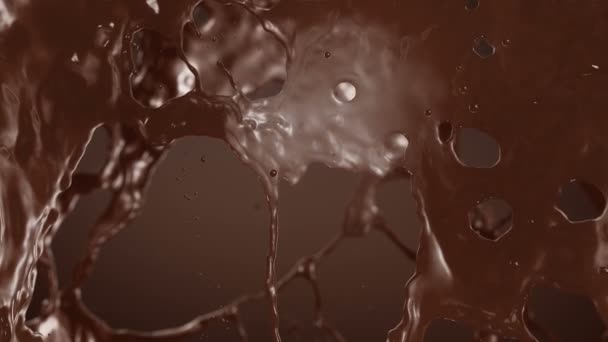 Un soupçon de chocolat chaud. Mouvement lent .