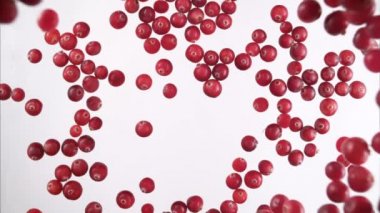 Kızılcık su. Ağır çekim.