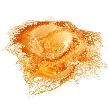 Sıvı sıçrama. Alkol, çay, kola.