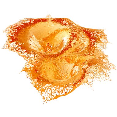 Sıvı sıçrama. Alkol, çay, kola.