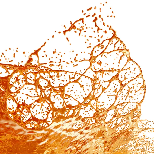 Liquid Splash. Alcohol, Tea, Cola. — Stock Photo, Image