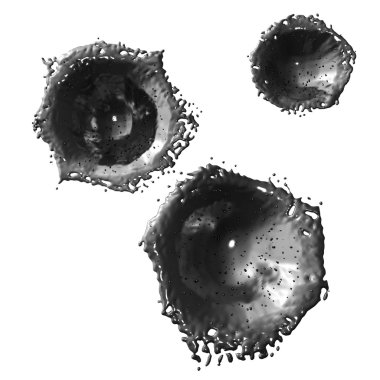 siyah Akaryakıt sıçrama