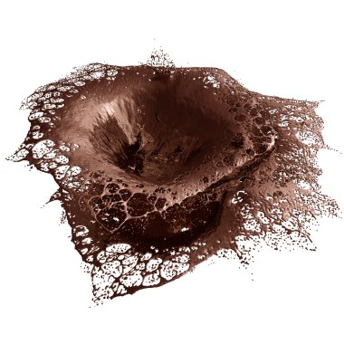 Hot Chocolate Splash closeup .