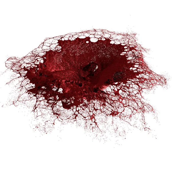 Ketchup, Sangre, Salpicaduras de líquido rojo . — Foto de Stock