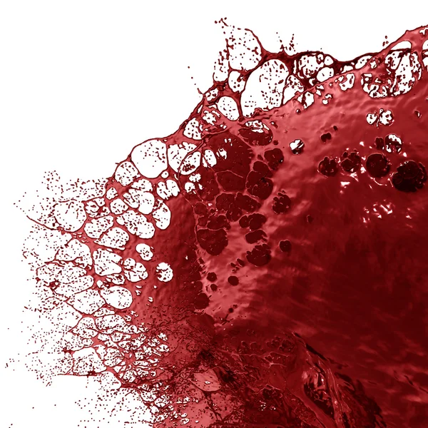 Ketchup, Sangue, Splashing líquido vermelho . — Fotografia de Stock