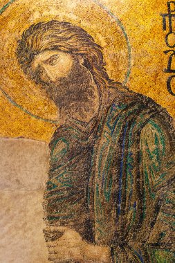 St John the Baptist from Hagia Sophia clipart