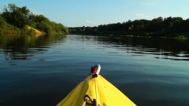 Viaje en kayak — Vídeos de Stock