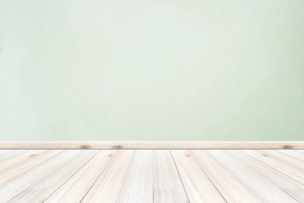 Vuoto interno stanza di legno bianco luce colori parete e pavimento, Per — Foto Stock