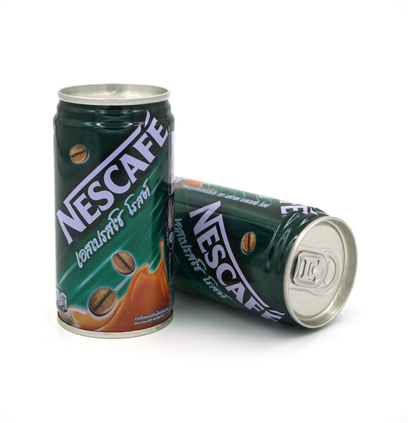 BANGKOK, THAILAND - MARCH 23, 2015. Nescafe ready to drink coffe