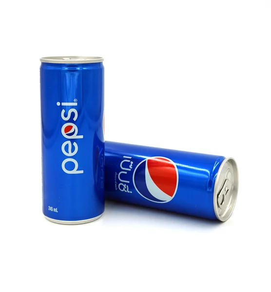 Thajsko - březen 23, 2015: 245ml láhev Pepsi může izolovaných na Wh — Stock fotografie