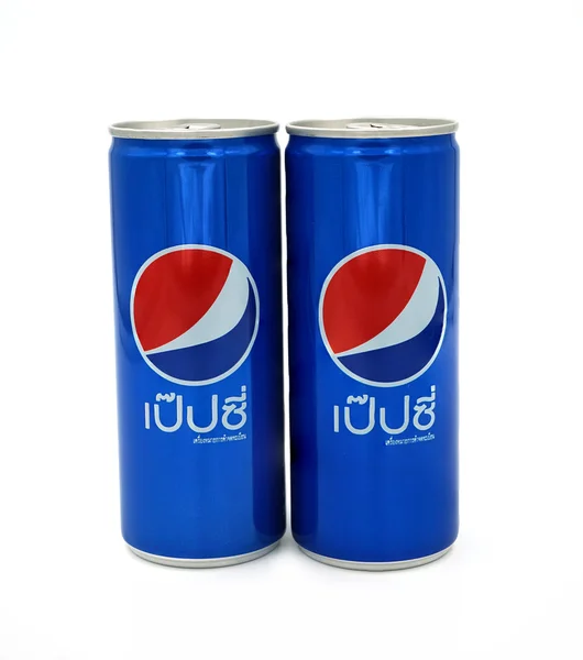 Thajsko - březen 23, 2015: 245ml láhev Pepsi může izolovaných na Wh — Stock fotografie