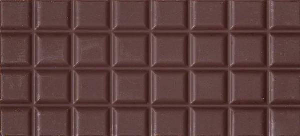 Nahaufnahme Einer Tafel Dunkler Schokolade Der Balken Nimmt Den Gesamten — Stockfoto