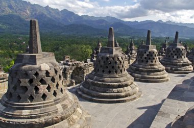 Borobudur stupas