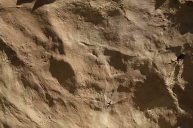 Eski bir kil duvarın parçası