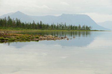 Kuzey Kutbu 'ndaki Putorana Platosu' nda Lama Gölü.