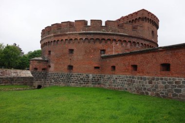 Dona Kulesi tek bir kale kompleksi. Kalininingrad Bölgesel Amber Müzesi.
