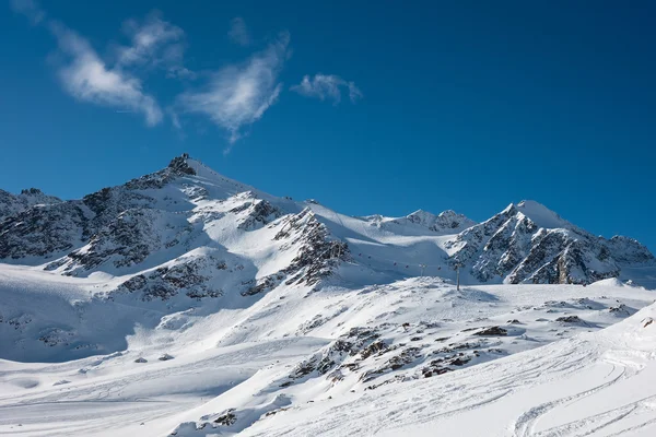 奥地利雪山 — 图库照片