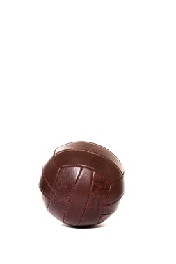 Kahverengi vintage futbol topu