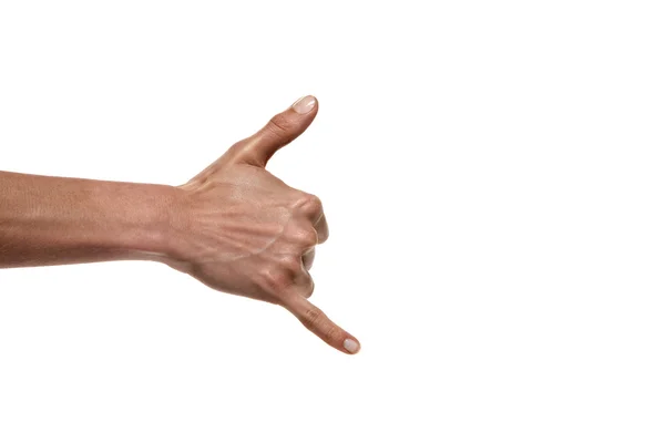 Χέρι πινακίδα έννοια δροσερό στάση — Φωτογραφία Αρχείου