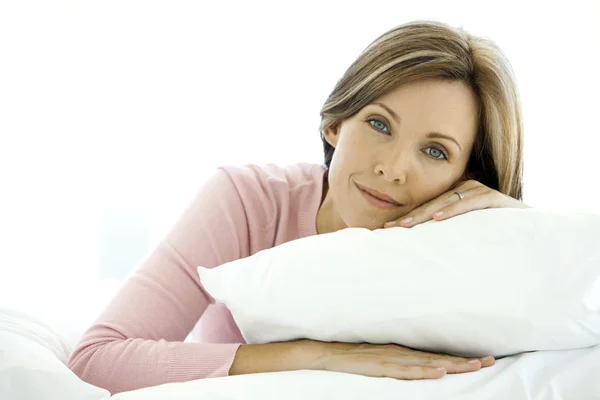 Middle aged woman relaxing — Stock Photo, Image