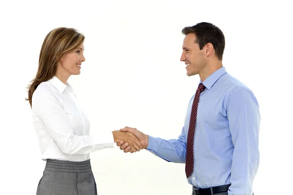 Zakelijke handdruk voor een succesvolle overeenkomst — Stockfoto