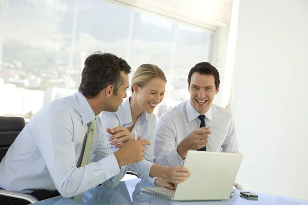 Reunión de socios comerciales — Foto de Stock