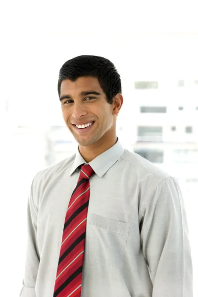 Portré, fiatal indiai üzletember — Stock Fotó