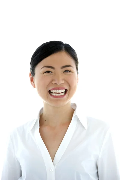 Chinese Saleswoman — Stock Photo, Image