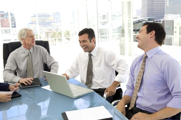 Corporate people satisfaction — Stock Photo, Image