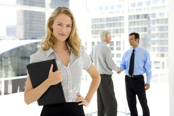 Handshake for business partnership — Stock Photo, Image