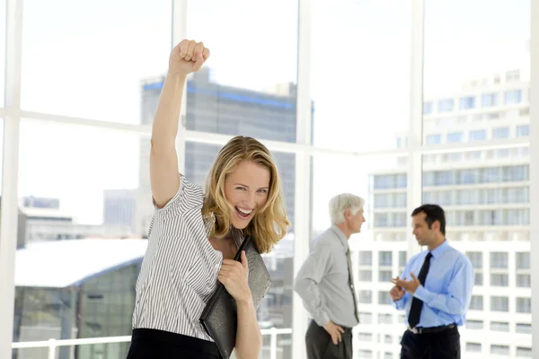 Corporate people satisfaction — Stock Photo, Image