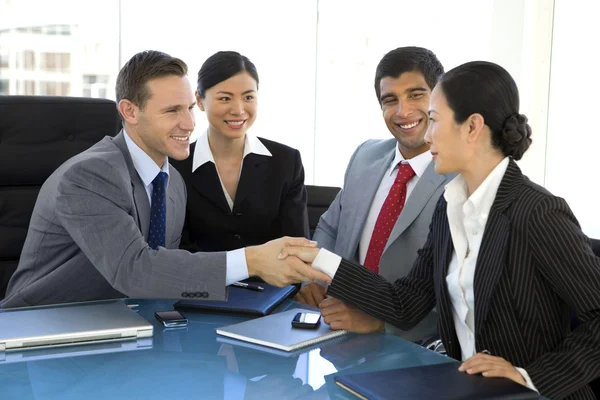 Global business partnership — Stock Photo, Image