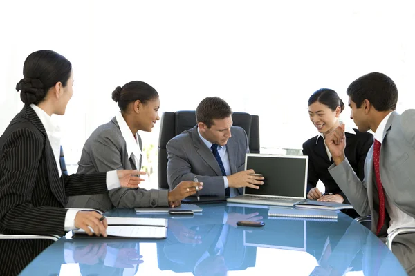 Global corporate meeting — Stock Photo, Image