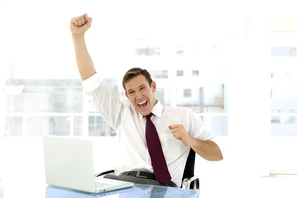 Business success is exciting — Stock Photo, Image