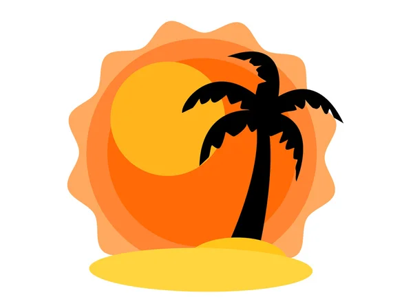 Beach logo — Stock Vector