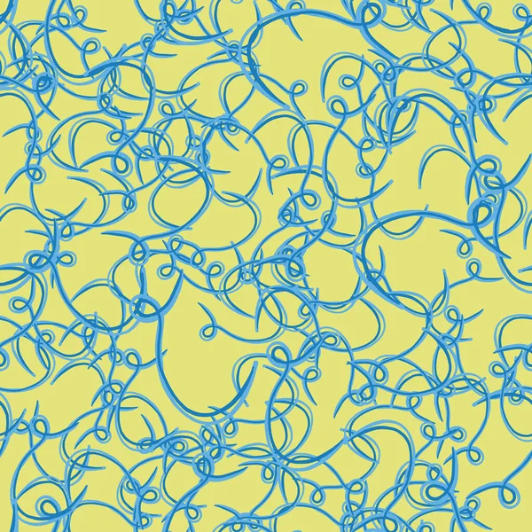 Векторний Безшовний Візерунок Текстури Фону Мальовані Рукою Жовті Сині Кольори — стоковий вектор