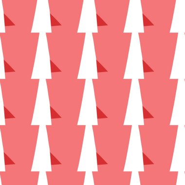 Vektörsüz doku arkaplan deseni. El çizimi, kırmızı ve beyaz renkler.