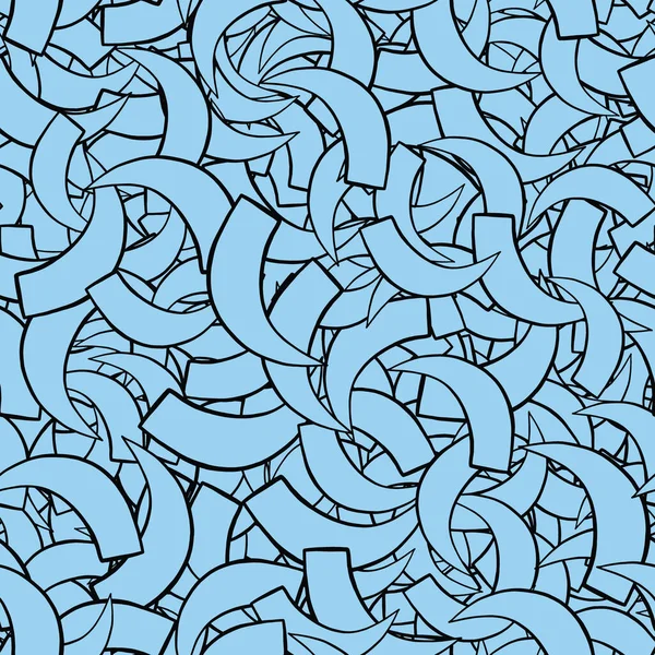Векторний Безшовний Візерунок Текстури Фону Мальовані Рукою Чорно Сині Кольори — стоковий вектор