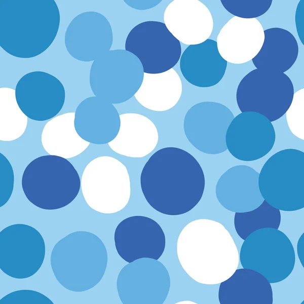 Patrón Fondo Textura Sin Costura Vectorial Colores Dibujados Mano Azul — Vector de stock