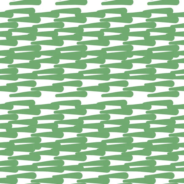 ベクトルシームレスなテクスチャ背景パターン 手描き 緑と白の色 — ストックベクタ