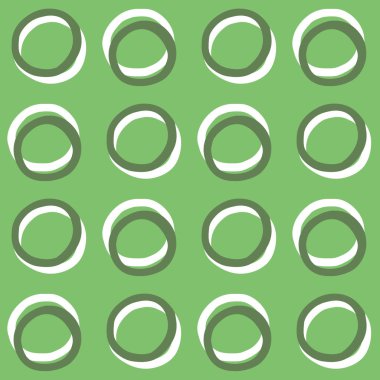 Vektörsüz doku arkaplan deseni. El çizimi, yeşil ve beyaz renkler.