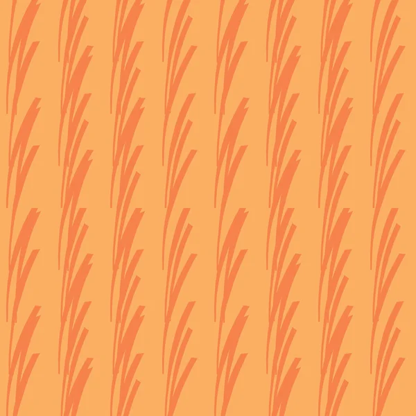 Векторный Бесшовный Текстурный Фон Ручные Оранжевые Цвета — стоковый вектор