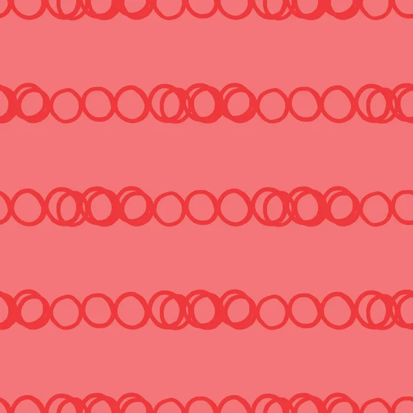 Patrón Fondo Textura Sin Costura Vectorial Colores Dibujados Mano Rojos — Archivo Imágenes Vectoriales