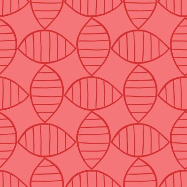 Vektörsüz doku arkaplan deseni. El çizimi ve kırmızı renkler.