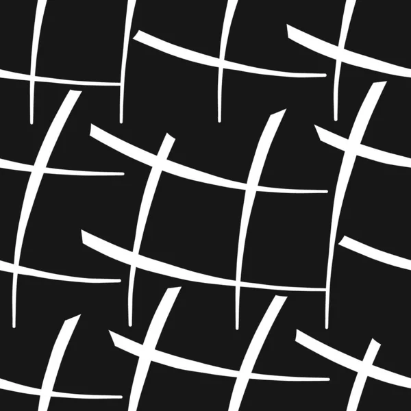 Vecteur Texture Transparente Motif Arrière Plan Couleurs Dessinées Main Noir — Image vectorielle