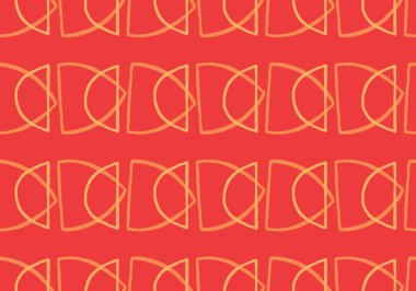 Vektör dokusu arka plan, kusursuz desen. El çizimi, kırmızı ve turuncu renkler.