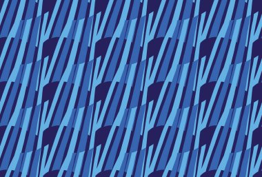 Vektör dokusu arka plan, kusursuz desen. El çizimi ve mavi renkler.