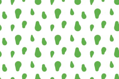 Vektör dokusu arka plan, kusursuz desen. El çizimi, yeşil ve beyaz renkler.